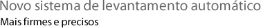 Novo sistema de levantamento autom&aacute;tico