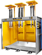 Spray cabins with new autolift system